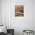 thumbnail image 3 of Sunset Retreat12x16 Oil Paintings for Wall Art Prints, Perfect for Vintage Home Office Decor, 3 of 7
