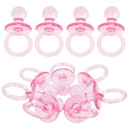 AOKID Mini Pacifiers Blue,50 Pcs Clear Acrylic Mini Pacifiers Baby ...