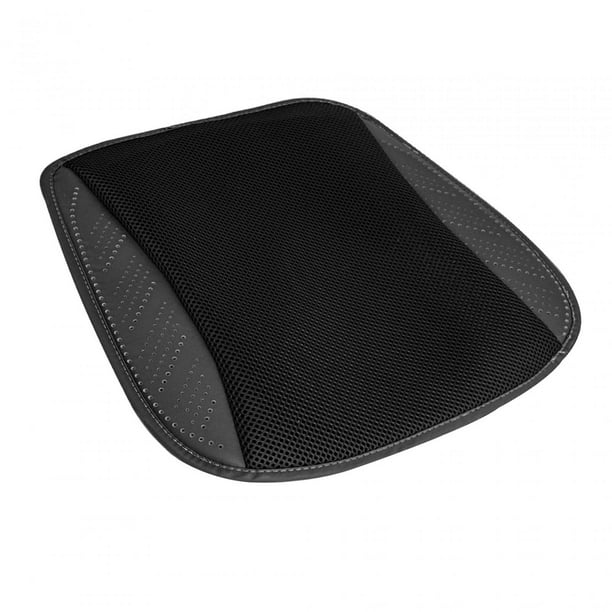 Cojín USB para asiento de coche con 5 ventiladores, suave, multiusos, 3 niveles de refrigeración ajustables Negro