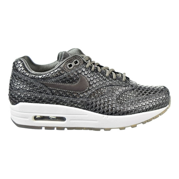 Nike Air Max 1 Premium Women's Running Shoes Metallic Pewter/Metallic Pewter 454746-015