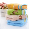 thumbnail image 2 of Bath Towel Super Absorbent Soft Cartoon Embroidery Hand Towel Washcloth for Kids, 2 of 10