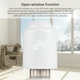 thumbnail image 2 of ZigBee valve Thermostatique de Radiateur, thermostat de Radiateur Intelligent programmable, Contrôle par Application, Commande Vocale, compatible avec Alexa et l'Assistant Google, Détection d'Ouverture de Fenêtre, Fonction Antigel, 2 of 8
