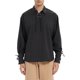 thumbnail image 1 of Camisas Y s Hombres Casual Simple Tallas grandes Color sólido Solapa Correa Camisa Top Blusa (Black, L), 1 of 4