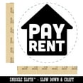 thumbnail image 2 of Pay Rent Planner Sticker Self-Inking Rubber Stamp Ink Stamper - Red Ink - Large 1-1/2 Inch, 2 of 7