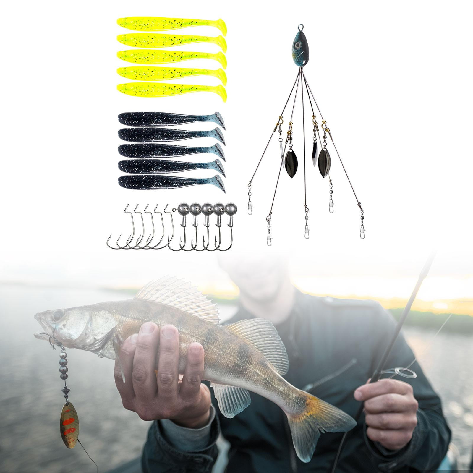 Umbrella Rig for Striper Bass for Pickerel Walleye Crappie
