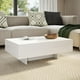 thumbnail image 2 of Mesa de Centro Casafoyer Blanca Brillo Alto Rectangular, 2 of 5