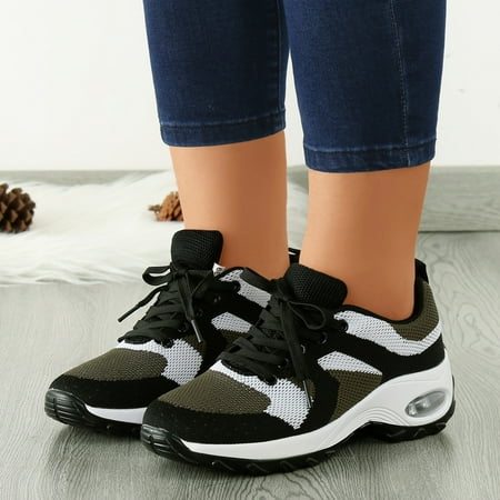 

Mishuowoti sneakers for women 2023 Leisure Women s Lace Up Travel Soft Sole Comfortable Shoes Outdoor Mesh Shoes Runing Fashion Sports Breathable Shoes