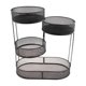 thumbnail image 1 of Cesta de frutas de metal Rack de almacenamiento de vegetales Saver de ahorro de hierro Partido de hierro Fruit de frutas de múltiples niveles Servicio negro, 1 of 8
