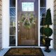 thumbnail image 4 of Corona de Navidad para la puerta principal 40cm - Guirnalda artificial con campanas doradas y bayas rojas para porche, pared, decoración navideña interior y exterior, 4 of 9