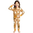 thumbnail image 2 of WOYY Halloween Girls Pajamas Cute Ghost Print Long Sleeve Top Pants Sleepwear, Sizes 2-10, 2 of 4