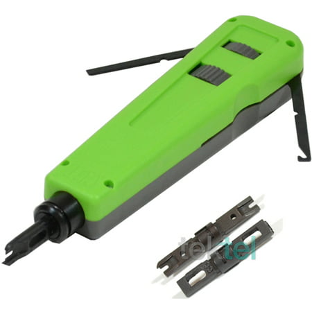 CAT5E/CAT6 RJ Network Wire Cable Impact Punch Down Tool with 110/66 (Best Punch Down Tool)