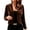 Brown, variant on Women's Gold Velvet Cropped Cardigan, Long Sleeve Shimmer Sweater For Parties Cocktail, Solid Color Evening Top(Purple/XL)