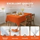 thumbnail image 4 of Mantel desechable de plástico JHDZDHY, 137 x 274 cm, 10 unidades, color naranja, 4 of 6
