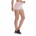 thumbnail image 2 of FEDTOSING High Waist Soft Yoga Shorts Pink Workout Booty Spandex Shorts for Women 3",up to Size 2XL, 2 of 7