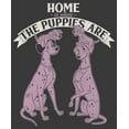 thumbnail image 2 of Boy's One Hundred and One Dalmatians Home Is Where The Puppies Are  Graphic Tee Charcoal Heather Large, 2 of 5