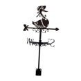 thumbnail image 3 of Veleta de Hierro Indicador de Dirección del Viento Decoración de Techo y Jardín Fácil Instalación Resistente para Exterior Patio Tejado Valla Pérgola Granero Césped Regalo Estilo D, 3 of 8
