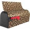 thumbnail image 2 of Leopard Print Mailbox Covers Magnetic Waterproof Animal Skin Texture Mail Cover Letter Post Box Wraps for Home Garden Yard Decor, 21x18 in, 2 of 6