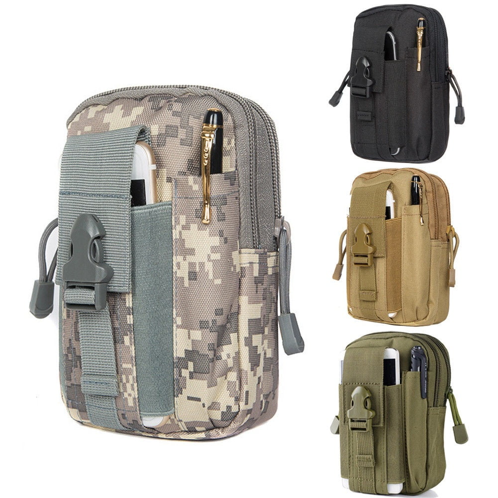 Tactical Molle Pouch Belt Waist Pack Military Bag Waist Fanny Pack Phone Pocket