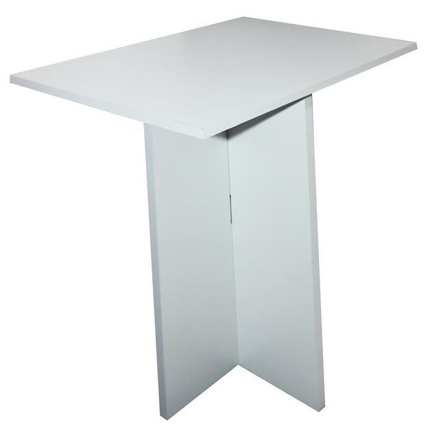 Mesa De Centro Minimalista Vinil Metalico Mdf Melamico Resistente Blanco