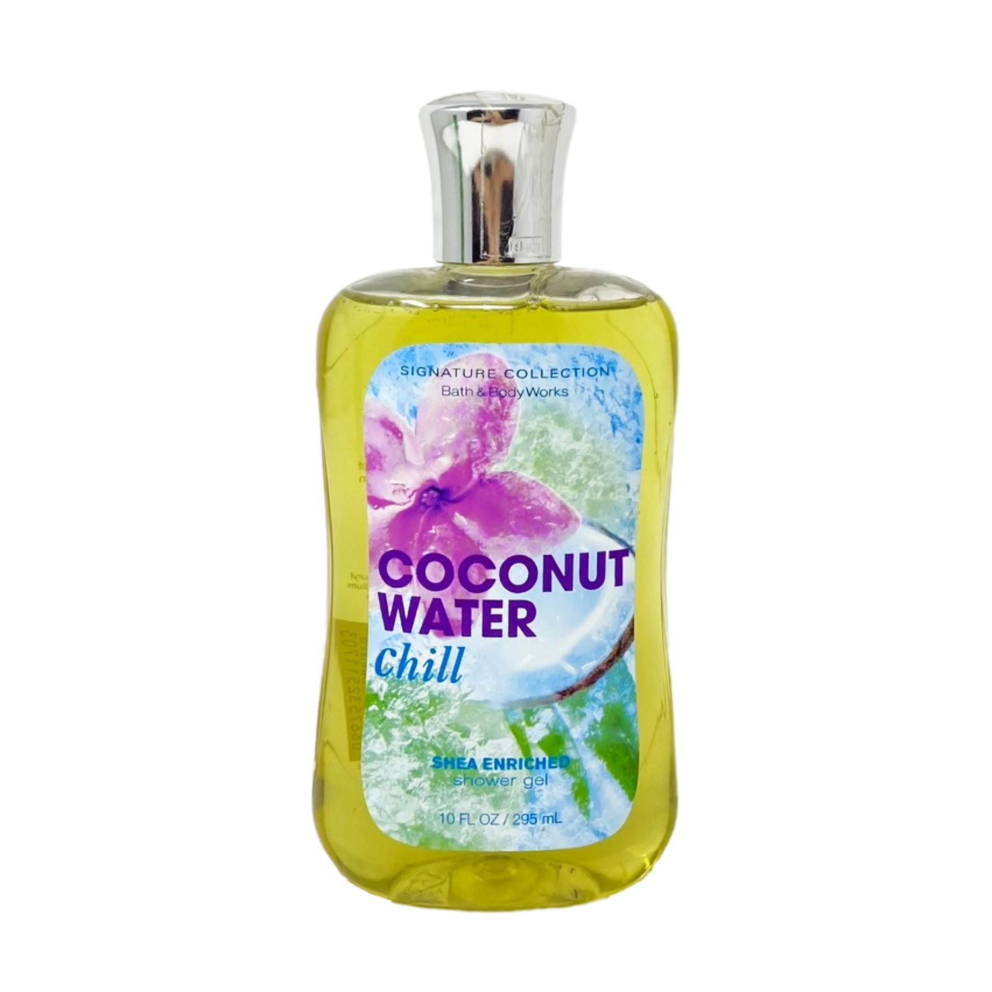 Bath and Body Works Coconut Water Chill Signature Collection Shea Enriched Shower Gel 2 Piece Value Set - 10 fl oz / 295 mL each