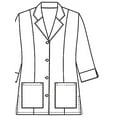 thumbnail image 4 of Panda Uniform womens lab coat and lab coats women | white lab coats, 4 of 6