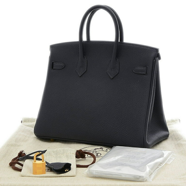 Hermes Birkin 25 Black Epsom Gold Hardware - Fashion Handbag Collections