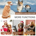 thumbnail image 5 of Kaigelin Dog Winter Jacket Plush Winter Coat for Dogs Pet Cold Weather Clothes Cats Coat Pajamas Dog Winter Vest for Medium Large Dogs Cats Pets Supplies latest, 5 of 9