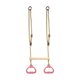 thumbnail image 1 of Juego de columpios de trapecio para niños y adultos, equipo de juegos con anillos de gimnasio Rosa, 1 of 9