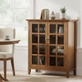 thumbnail image 2 of Acadian 39" WiD Solid Wood Transitional Storage Cabinet in Golden Brown, 2 of 6