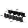 thumbnail image 3 of LJNYFDC Fishing Pole Holder Adjustable Fishing Rod Holder 6 Slots Vertical Hanging Angling Lure Rod Storage Stand for Outdoor Fish Rod Rack 1 Set, 3 of 5