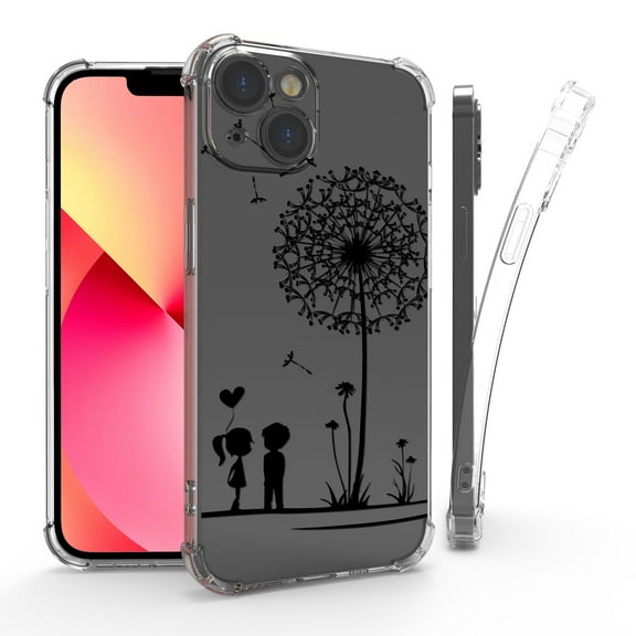 Flex Gel Camera Cover Designed For Apple iPhone 14 6.1" Case Transparent Clear