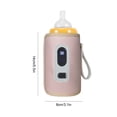 thumbnail image 4 of FLhrweasw Pantalla Temperatura Portátil USB para Mantener El Calor La Leche para Bebés (rosa), 4 of 7