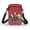 Christmas Cows Print, variant on Floral Cell Phone Purse, Adjustable Shoulder Strap Crossbody Bag Double Zipper Mini Phone Purse for Travel Shop