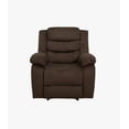 thumbnail image 5 of Sillón Reclinable Manual Lugo de tela Chocolate, 5 of 5