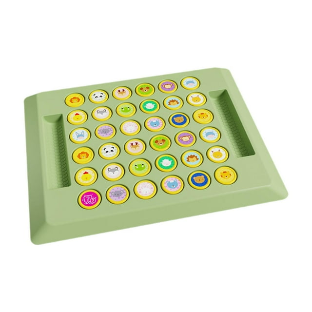 Juego de ajedrez con memoria y de animales, juguete de escritorio Montessori, material didáctico, juego de estrategia clásico para preescolar