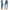 Blue, variant on Women's Jeans High Rise Bootcut Denim With Holes High Waisted Buckle Elastic Narrow Hem Pants