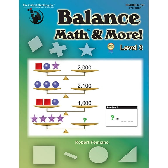 Balance Math & More Level 3 (Grade 6-12) (Paperback)