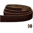thumbnail image 4 of ELW Brown Latigo Leather 5-6 oz. 2-2.4mm Straps, Belts, Strips 1/2" 1.3cm Wide X 50" 1.27m Length Full Grain Leather Cowhide DIY Arts & Craft Projects, Clothing, Jewelry, Wrapping, 4 of 7