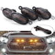 thumbnail image 1 of 4 luces LED para parrilla delantera de coche, estilo Raptor, luz LED ahumada, color ámbar y blanco, para Ford F150 2010-2014 y Ford Raptor 2004-2019, 1 of 4