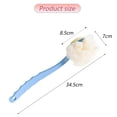 thumbnail image 2 of Double-sided brush bathroom bath brush long-handle bath brush soft hair two-in-one bath brush rubbing back brushblue, 2 of 5