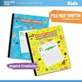 thumbnail image 4 of E-CLIPS USA 200-Page Composition Notebook, Animal-Themed Journal, Yellow, 48-Pack, 4 of 7