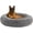 Grey, variant on Calming Dog Bed Anti-Anxiety Donut Dog Beds for Small Medium Large Dogs,Washable Plush Fluffy Indoor Cat Kitten Round Cuddler Cushion 45"