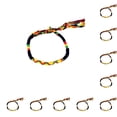 thumbnail image 1 of Ounissouiy de cuerda trenzada de estilo étnico con cordón artesanal, de cuerda, joyería decorativa personalizada tipo 4 Tipo 4 10piezas, 1 of 6