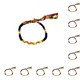 thumbnail image 1 of Moyic de cuerda trenzada de estilo étnico con cordón artesanal, de cuerda, joyería decorativa personalizada tipo 4 Tipo 4 10piezas, 1 of 6