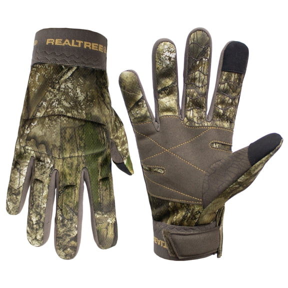 Realtree APX Men's Hunting Gloves Utility Camo Touchscreen Compatible