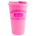 thumbnail image 3 of Juego de 3 Vasos de Plásticos Reusables Con Tapa, Colección Barbie Malibú, 487 ml., 3 of 4