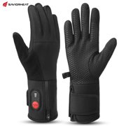 SAVIOR HEAT Upgraded Heated Glove Liners for Men & Women, Thin Rechargeable Gloves with Graphene Heating, Touchscreen Compatible, Fast Charge Warmth for Winter Sports & Outdoor Use