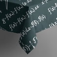 thumbnail image 5 of Math Equations Geometry Tools Green Pattern Square Tablecloth,Waterproof Square Table Cover,Wipeable Spillproof Washable Table Cover for Home Kitchen Party Decor 42"X42"(107x107cm), 5 of 6