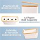 thumbnail image 5 of Toilet Paper Basket Bathroom Organizer Basket Capacity Toilet Paper Storage Basket With Lid Foldable Dustproof Storage Basket, 5 of 8