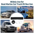 thumbnail image 2 of Unique Bargains Car Truck RV Bus Van Car Heater Duct Kit Car Heater Duct Pipe Hose Set with Heater Pipe Air Vent Outlet Cover 60mm ID 80cm Max L, 2 of 6